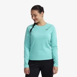 Prep Crew Neck Top Women Porcelain