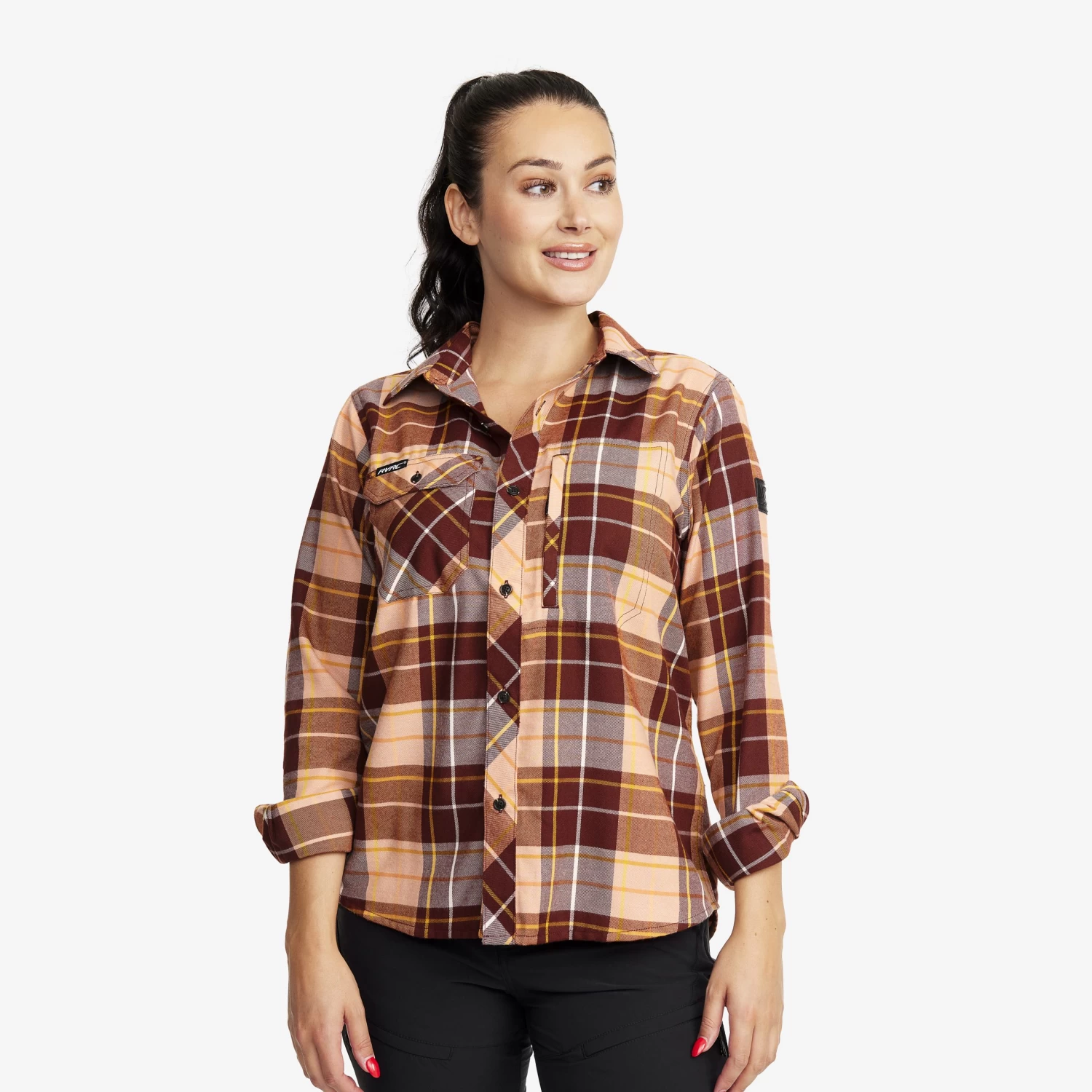 Flannel Shirt Women Toasted Nut 1 Flannel Shirt Women Toasted Nut