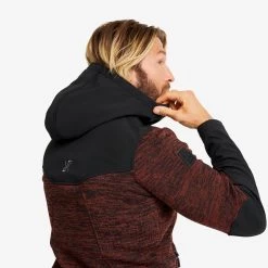 Wander Pro Wool Hoodie Men Smoked Paprika -RevolutionRace Store 941274c8 5e4b 4546 8a79 7e6bf3f5bc7f