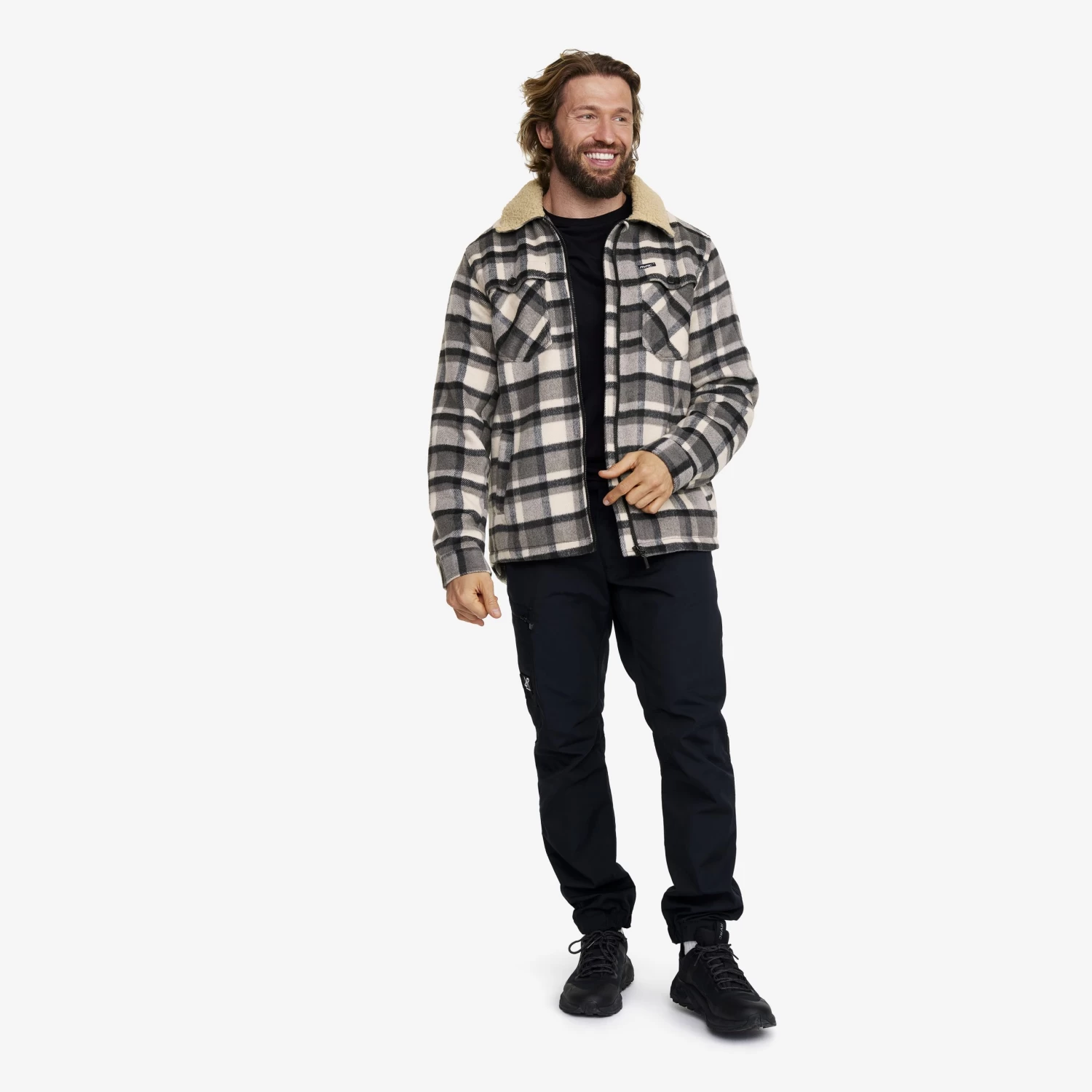 Lumber Jacket Men Tofu/Anthracite 2 Lumber Jacket Men Tofu/Anthracite - Image 2