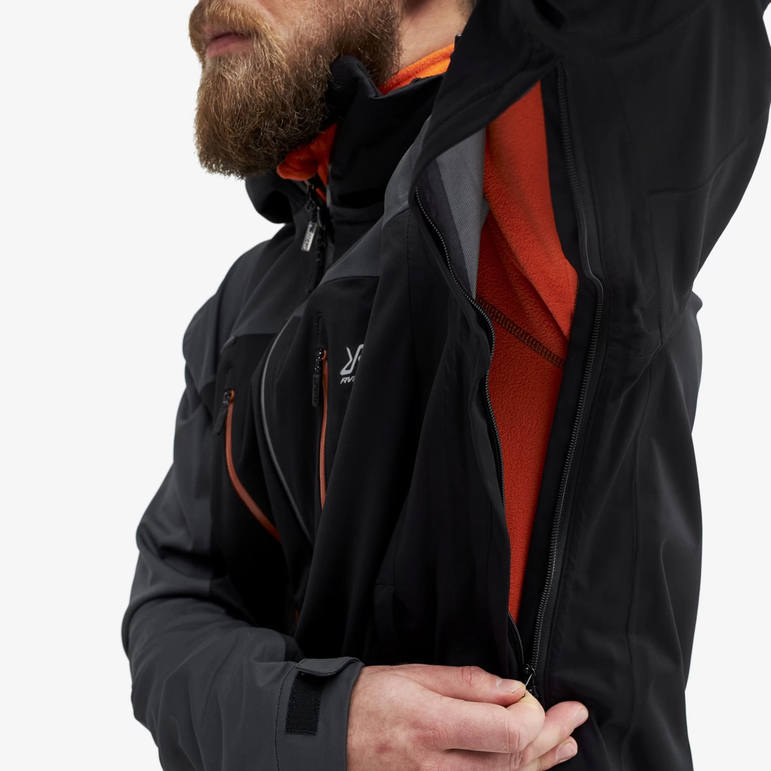 Silence Proshell Jacket Men Black/Rusty 5 Silence Proshell Jacket Men Black/Rusty - Image 5