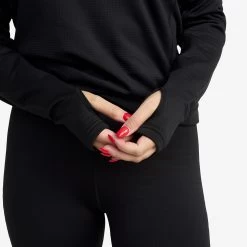 Waffle 1/2 Zip Baselayer Top Women Black -RevolutionRace Store 9ab80cf4 f3f1 4145 ac46 29fde47c0432