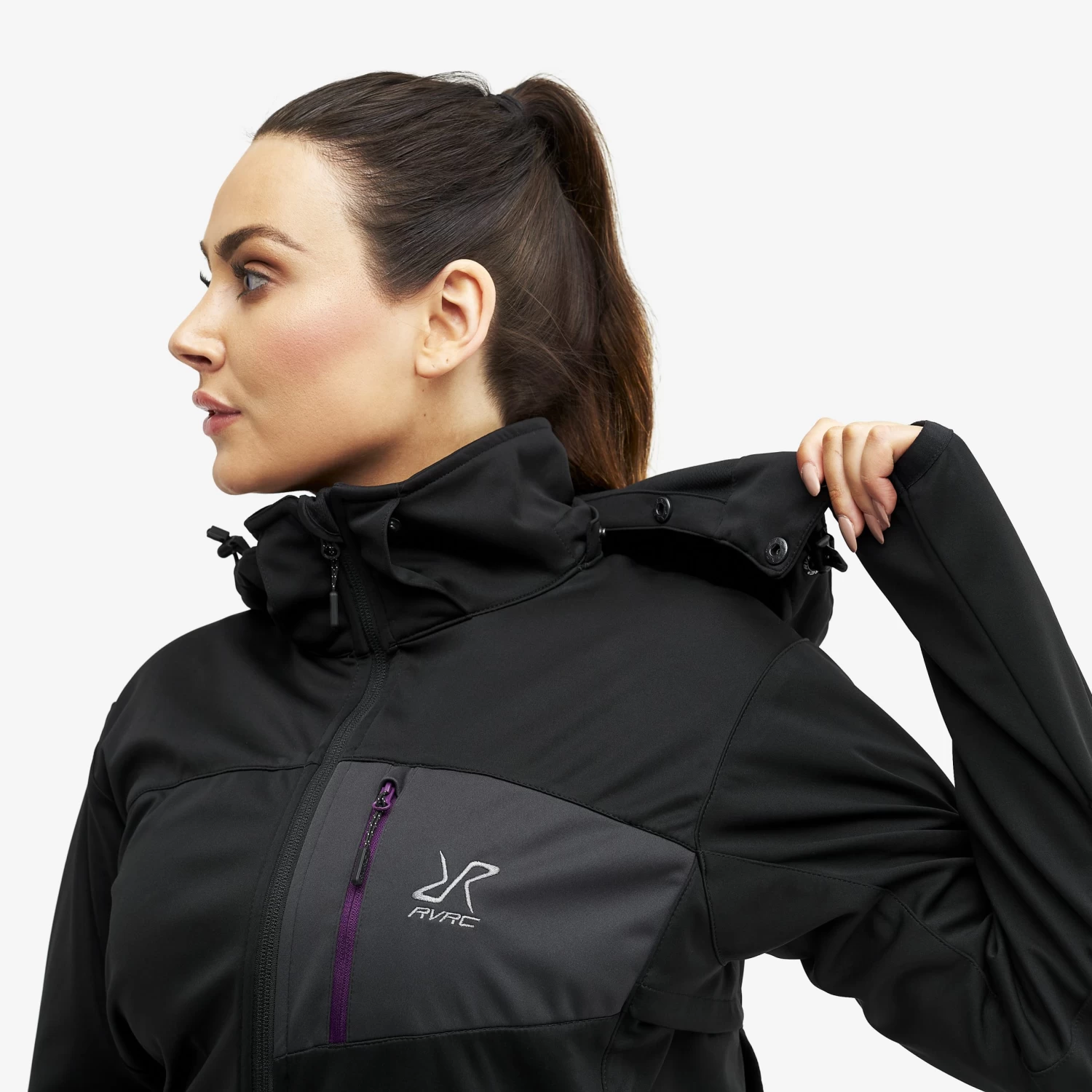 Hybrid Jacket 2.0 Women Black 5 Hybrid Jacket 2.0 Women Black - Image 5