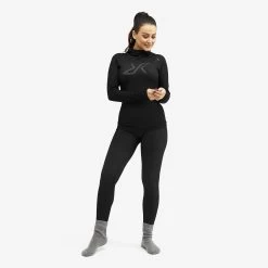 Fuse Merino Base Layer Set Women Anthracite