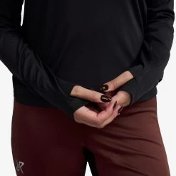 Prep Half-zip Top Women Black -RevolutionRace Store a8870451 4f73 4949 bc15 893c4f6fc378