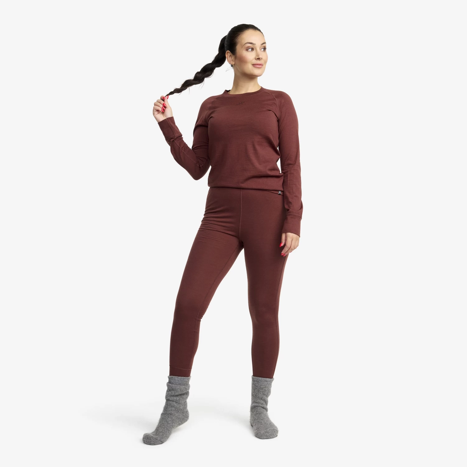Mount Merino Long Sleeve Top Women Earth 2 Mount Merino Long Sleeve Top Women Earth - Image 2