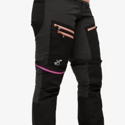 RVRC GP Pro Zip-off Trousers Women Anthracite/Burnt Coral -RevolutionRace Store ae7488b0 3924 460e 9783 13012f55b6dc