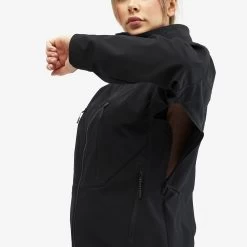 Trail Jacket Women Black Edition -RevolutionRace Store aec590e4 9043 47f7 bd42 8b28cf9e9d15