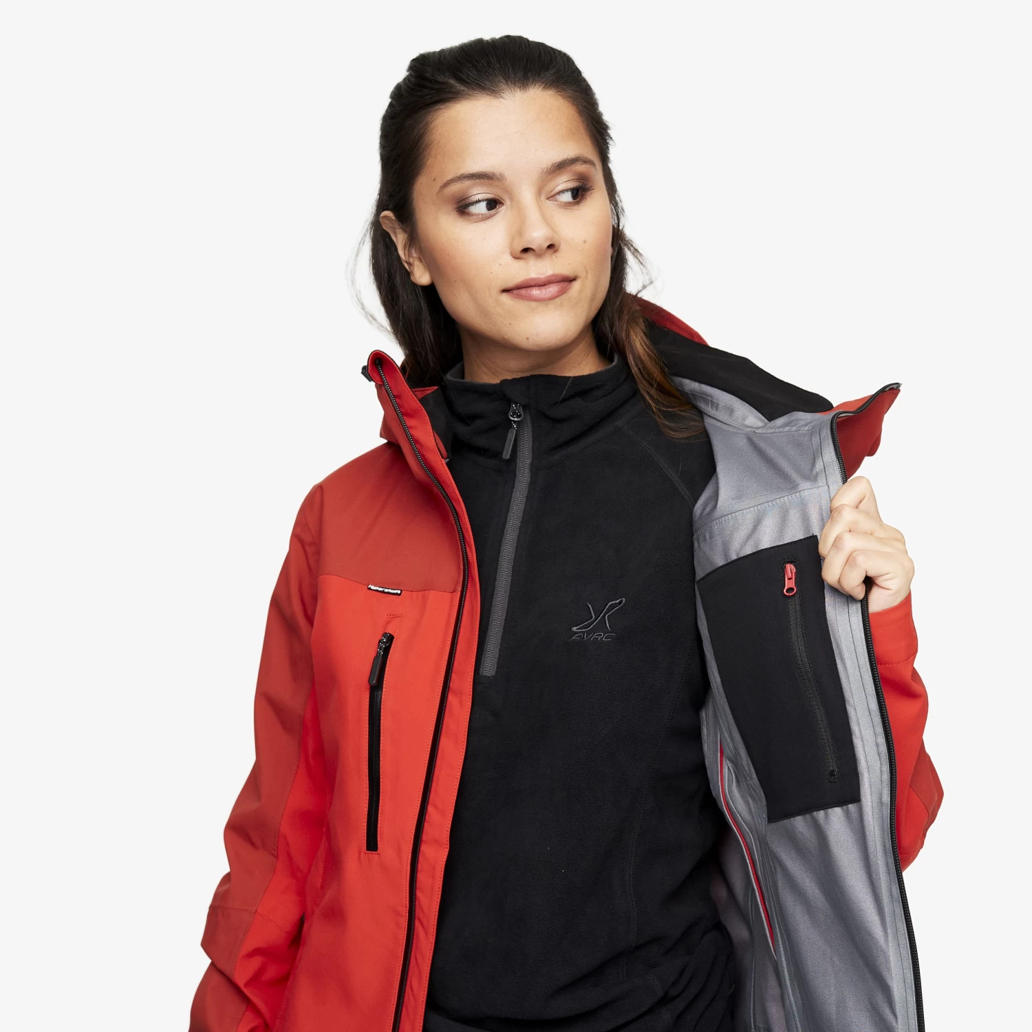 Silence Proshell Jacket Women Molten Lava 7 Silence Proshell Jacket Women Molten Lava - Image 7