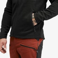 Wander Pro Wool Hoodie Men Charcoal Black -RevolutionRace Store b169e1fa 790a 40bf 9350 b0d052980096