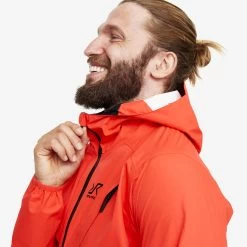 Typhoon Jacket Men Mandarin Red -RevolutionRace Store b739890c 53f7 4d78 80cc 4f313a6e865c