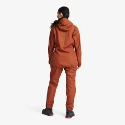Typhoon Trousers Women Rusty Orange/Oatmeal -RevolutionRace Store b88ae383 4dd3 4081 995c 29e7e5a9e5ac