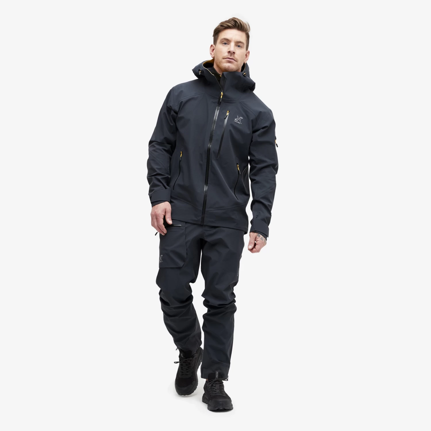 Aphex Pro Jacket Men Charcoal Black 2 Aphex Pro Jacket Men Charcoal Black - Image 2