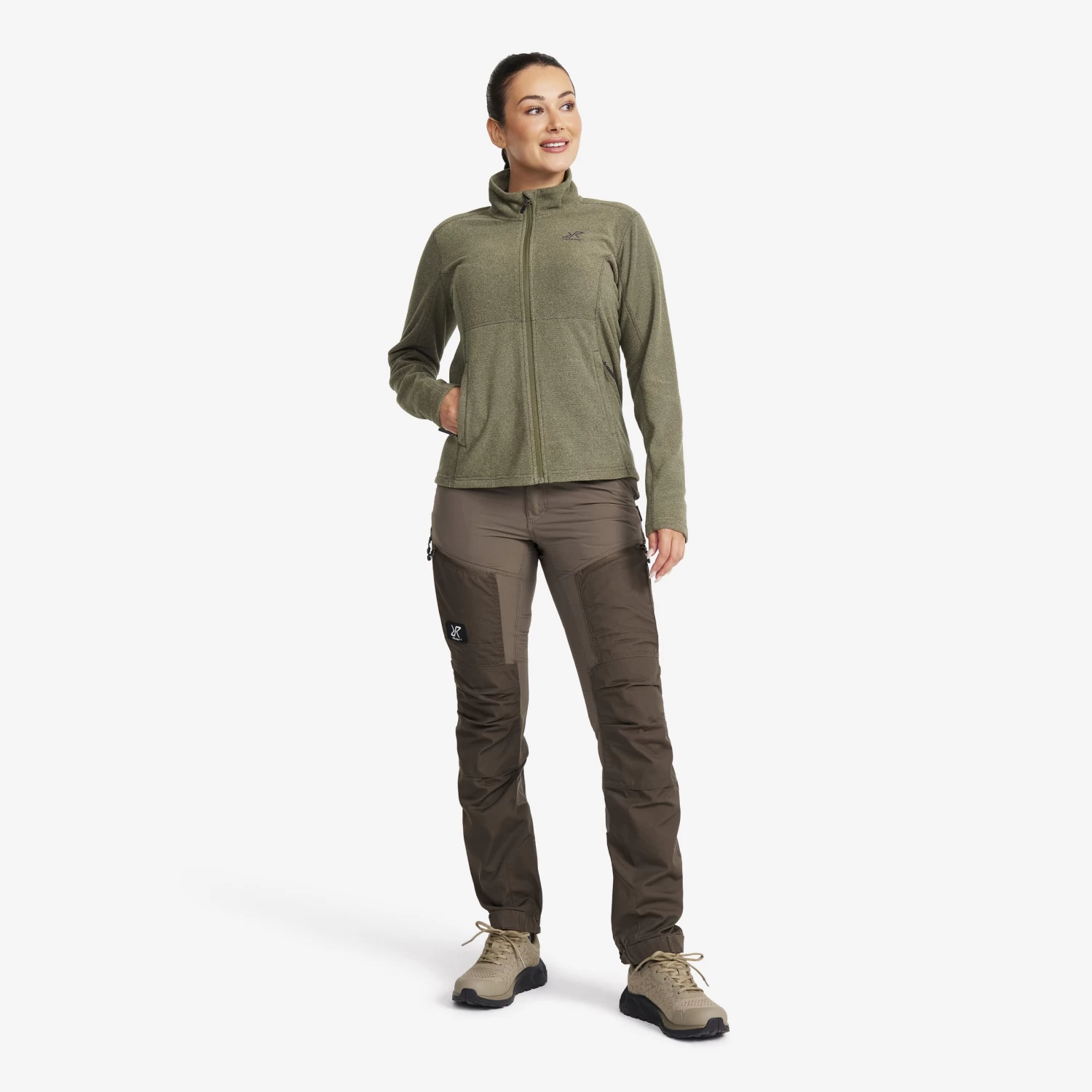 Essential Full-zip Fleece Women Grape Leaf 2 Essential Full-zip Fleece Women Grape Leaf - Image 2