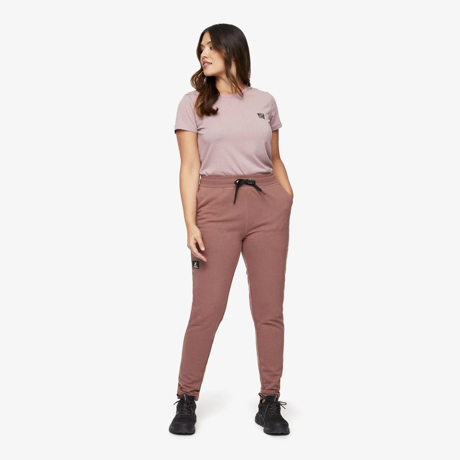 Lounge Trousers Women Vintage Rose 2 Lounge Trousers Women Vintage Rose - Image 2
