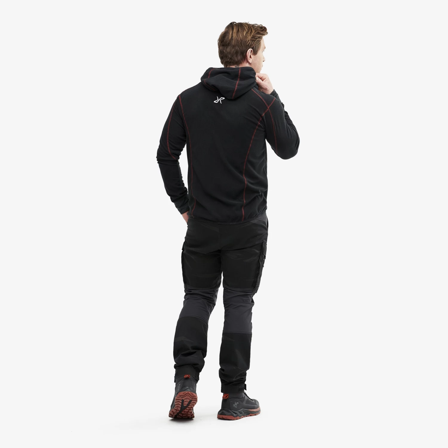 Trekker Hoodie Men Black 3 Trekker Hoodie Men Black - Image 3