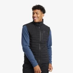 Flex Stretch Down Vest Men Black