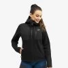 Wander Pro Wool Hoodie Women Charcoal Black