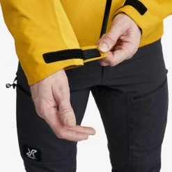 Silence Proshell Jacket Men Lemon Curry -RevolutionRace Store c9b791fb 3740 4304 acb0 728af2a34bed