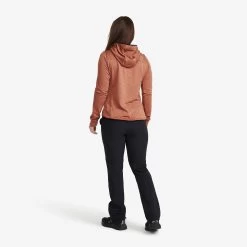 Waffle Hoodie Women Copper Brown -RevolutionRace Store cd837a18 9dc5 43b1 840f 4023b91ca329