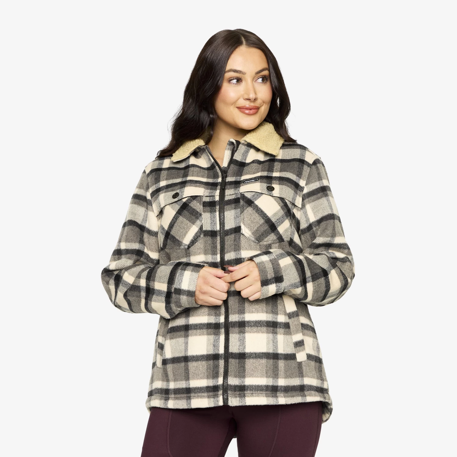 Lumber Jacket Women Tofu/Anthracite 1 Lumber Jacket Women Tofu/Anthracite