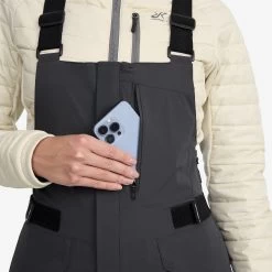 Atlas 3L Ski Bib Trousers Women Anthracite -RevolutionRace Store cec747c3 efd5 4a36 bd6f 0a1bd6a7ccb6