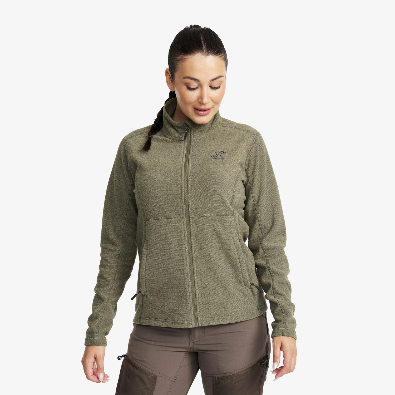 Essential Full-zip Fleece Women Grape Leaf 1 Essential Full-zip Fleece Women Grape Leaf