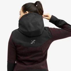 Wander Pro Wool Hoodie Women Bison Red -RevolutionRace Store cfb7dfb9 608f 417e 9651 b21236aeaab0