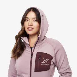 Illusion Hoodie Women Dusty Mauve -RevolutionRace Store d0a582ce 12b3 427e 9e0e 900cadf3b652