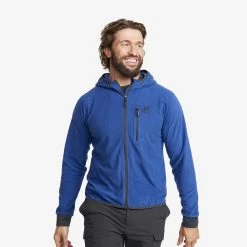 Trekker Hoodie Men True Blue