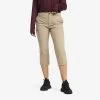 Loyal 3/4 Stretch Trousers Women Khaki