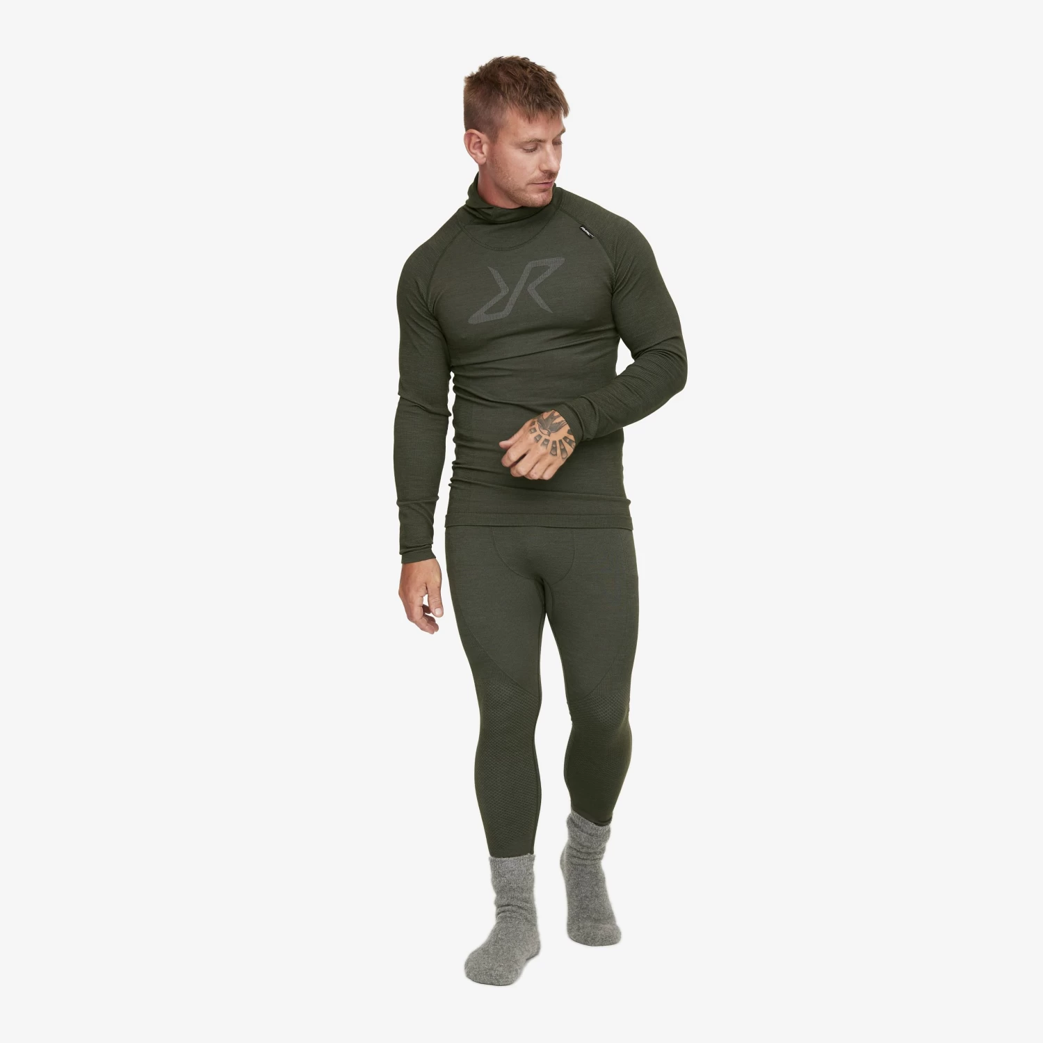 Fuse Merino Base Layer Set Men Forest Night 1 Fuse Merino Base Layer Set Men Forest Night