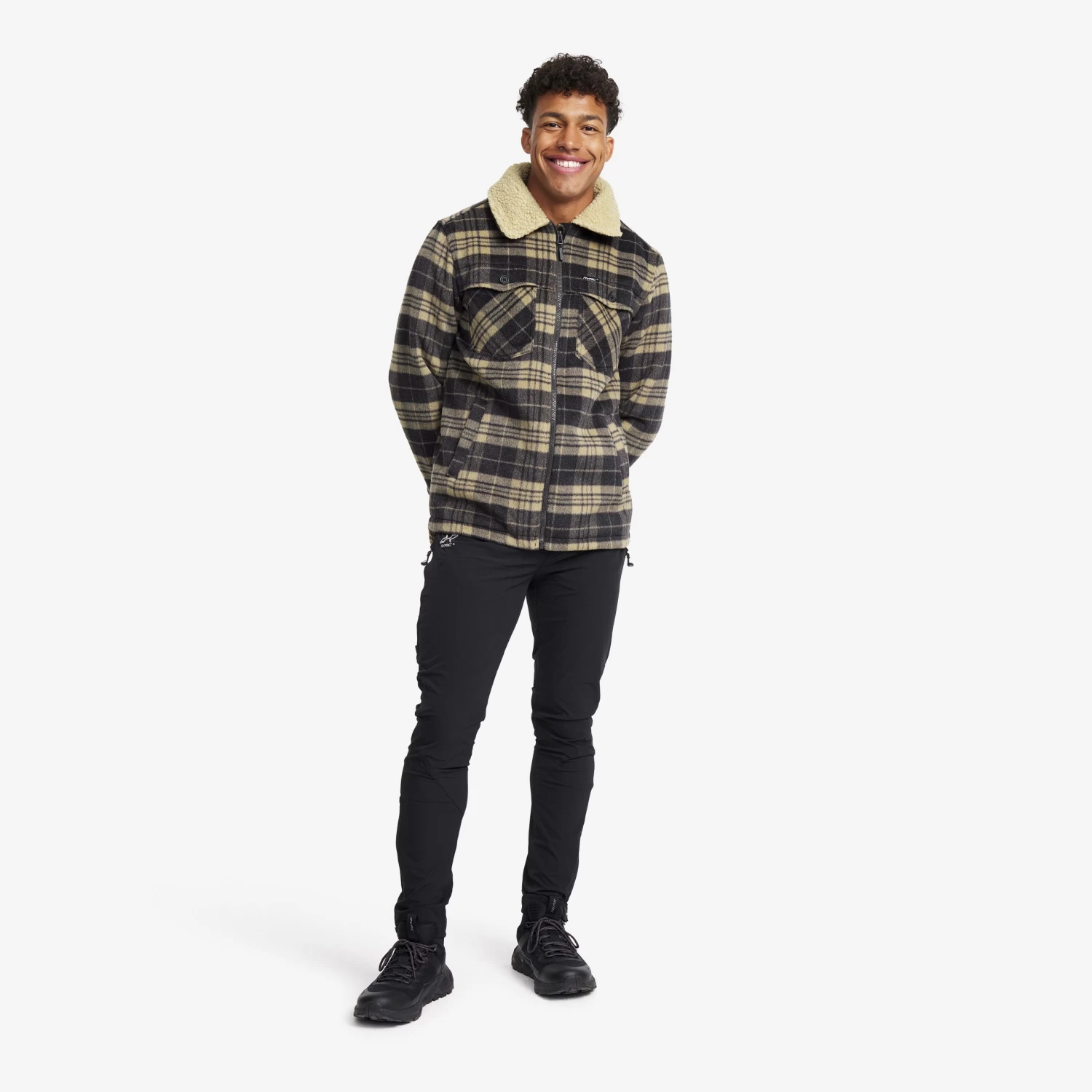 Lumber Jacket Men Anthracite/Coriander 2 Lumber Jacket Men Anthracite/Coriander - Image 2