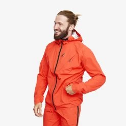 Typhoon Jacket Men Mandarin Red