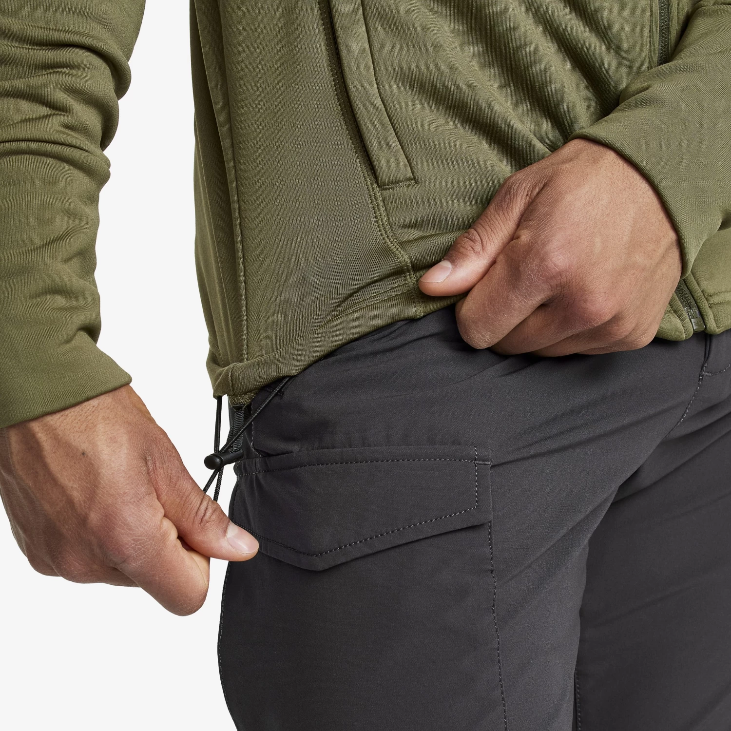 Illusion Hoodie Men Burnt Olive 6 Illusion Hoodie Men Burnt Olive - Image 6