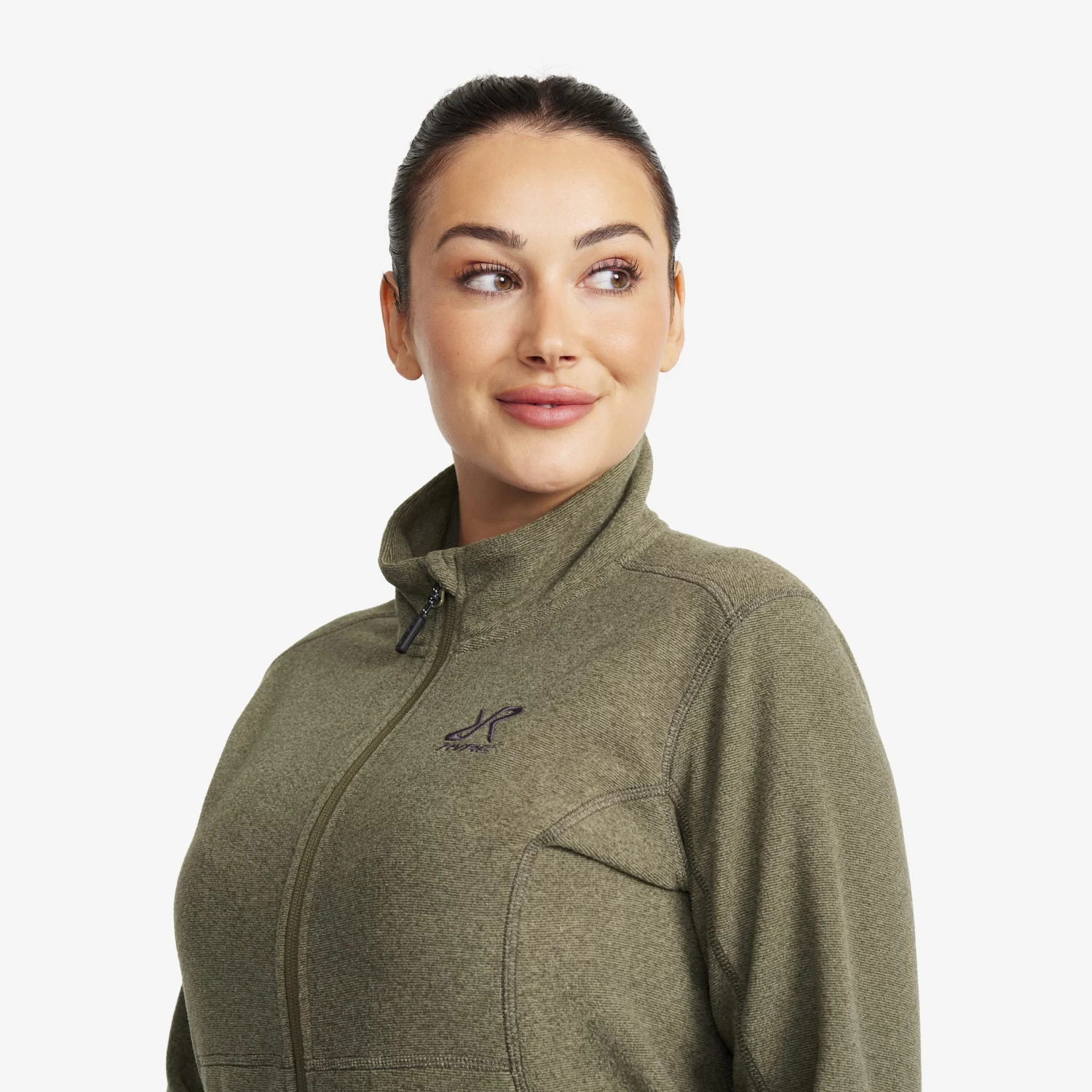Essential Full-zip Fleece Women Grape Leaf 4 Essential Full-zip Fleece Women Grape Leaf - Image 4