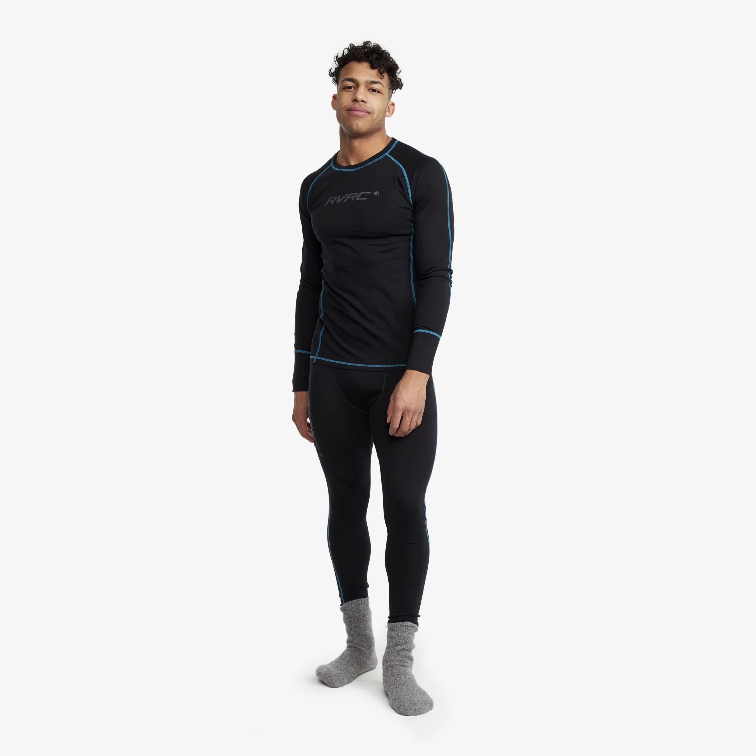 Outright Merino Top Men Black 2 Outright Merino Top Men Black - Image 2