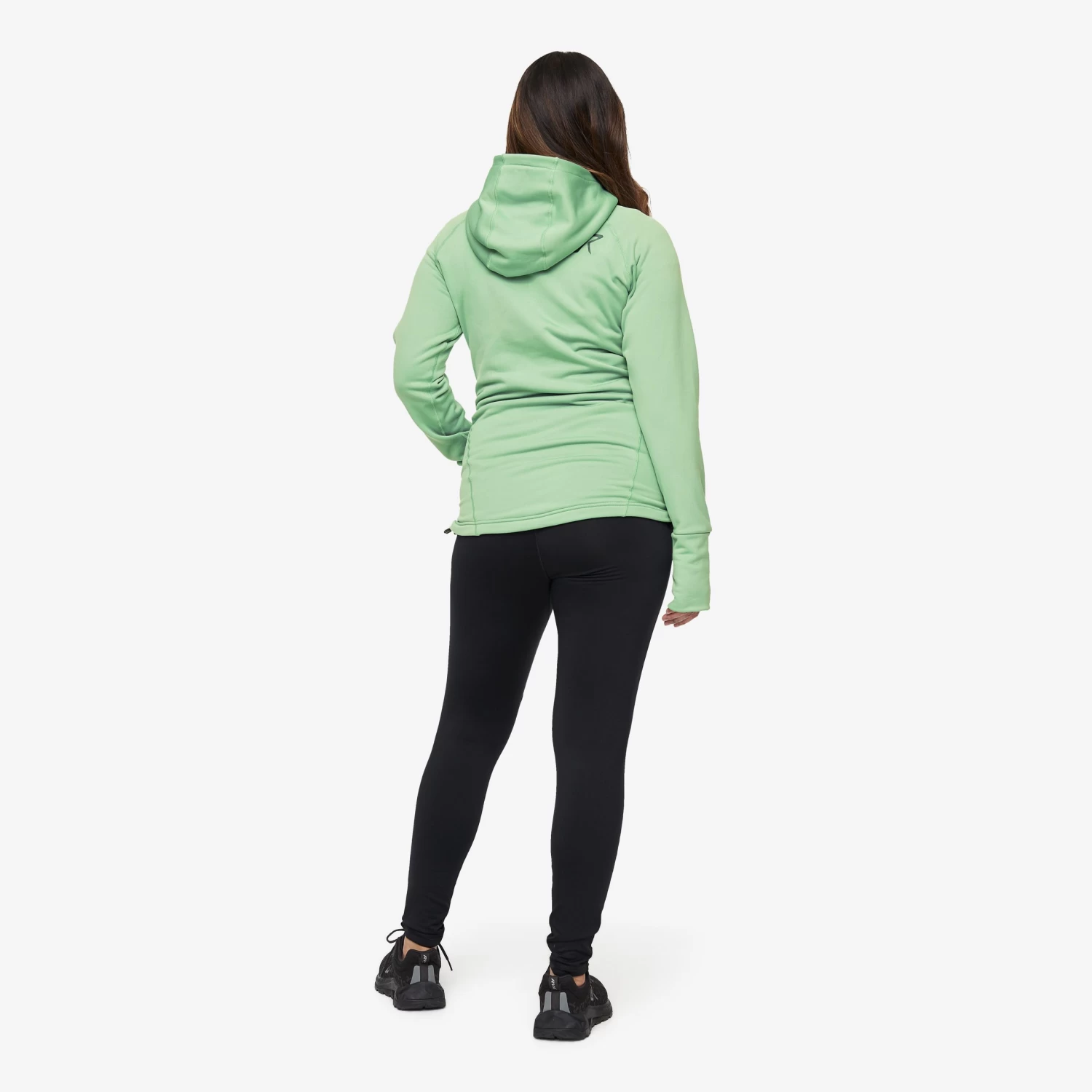 Illusion Hoodie Women Malachite Green 3 Illusion Hoodie Women Malachite Green - Image 3