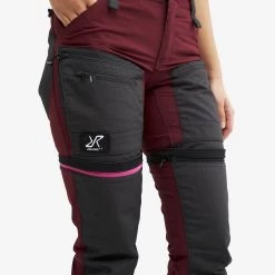 RVRC GP Pro Zip-off Trousers Women Bison Red -RevolutionRace Store eba49894 f403 4d97 8904 a2eaca695dbb