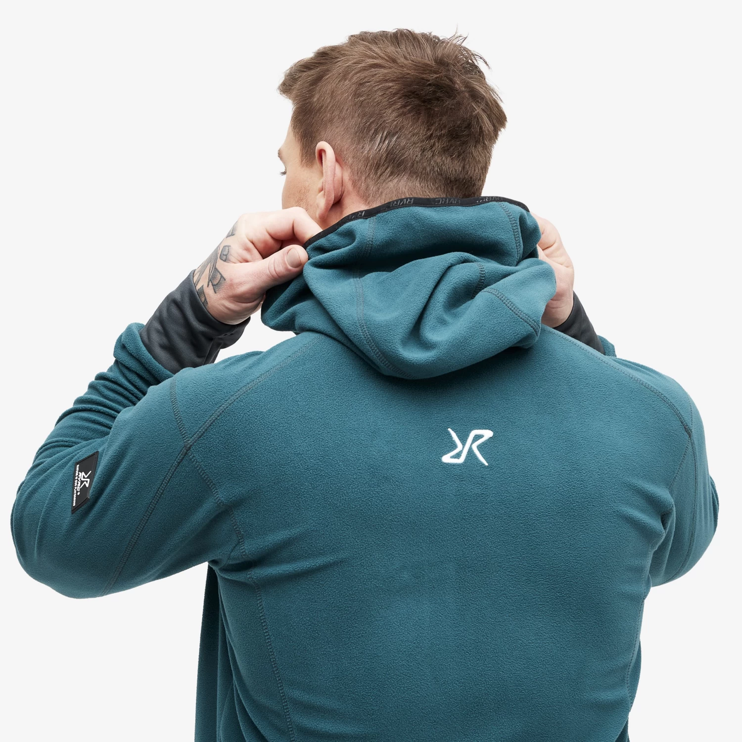 Trekker Hoodie Men Teal 5 Trekker Hoodie Men Teal - Image 5
