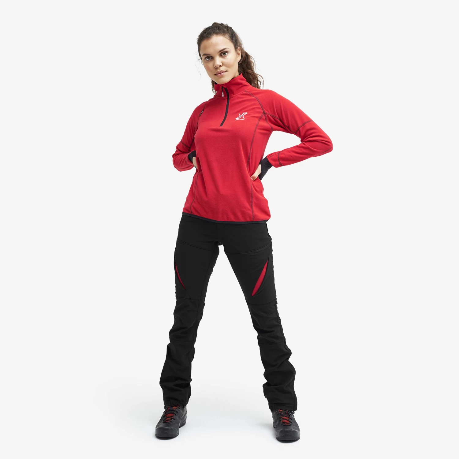 Hiball Trousers Women Black/Red 2 Hiball Trousers Women Black/Red - Image 2