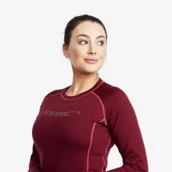 Outright Merino Top Women Bison Red/ Anthracite -RevolutionRace Store f478465f 79fa 4a4c 9cec 29135eec0a10