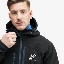 Hiball Jacket Men Black/Dark Ocean -RevolutionRace Store fa42b750 175e 48f2 a913 c1ab47b80b64