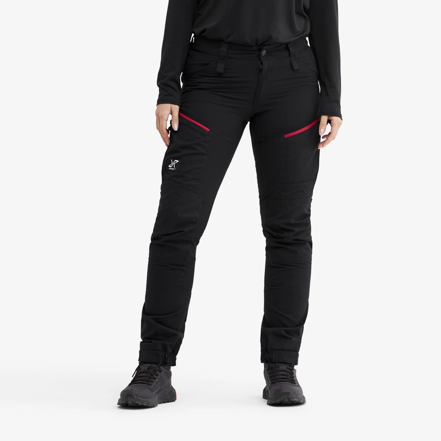 RVRC GP Pro Trousers Women Black/Red 1 RVRC GP Pro Trousers Women Black/Red